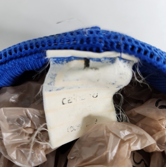 Vintage Pabst PBR Beer Blue and White Snapback Trucker Hat - Picture 3 of 9